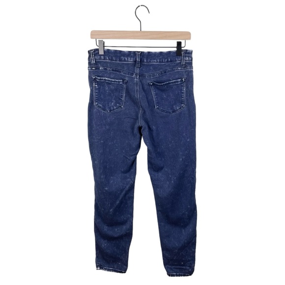 Almost Famous Dark Wash Acid Wash Denim Skinny Jeans Stretch Junior's Size 9 - Picture 2 of 6